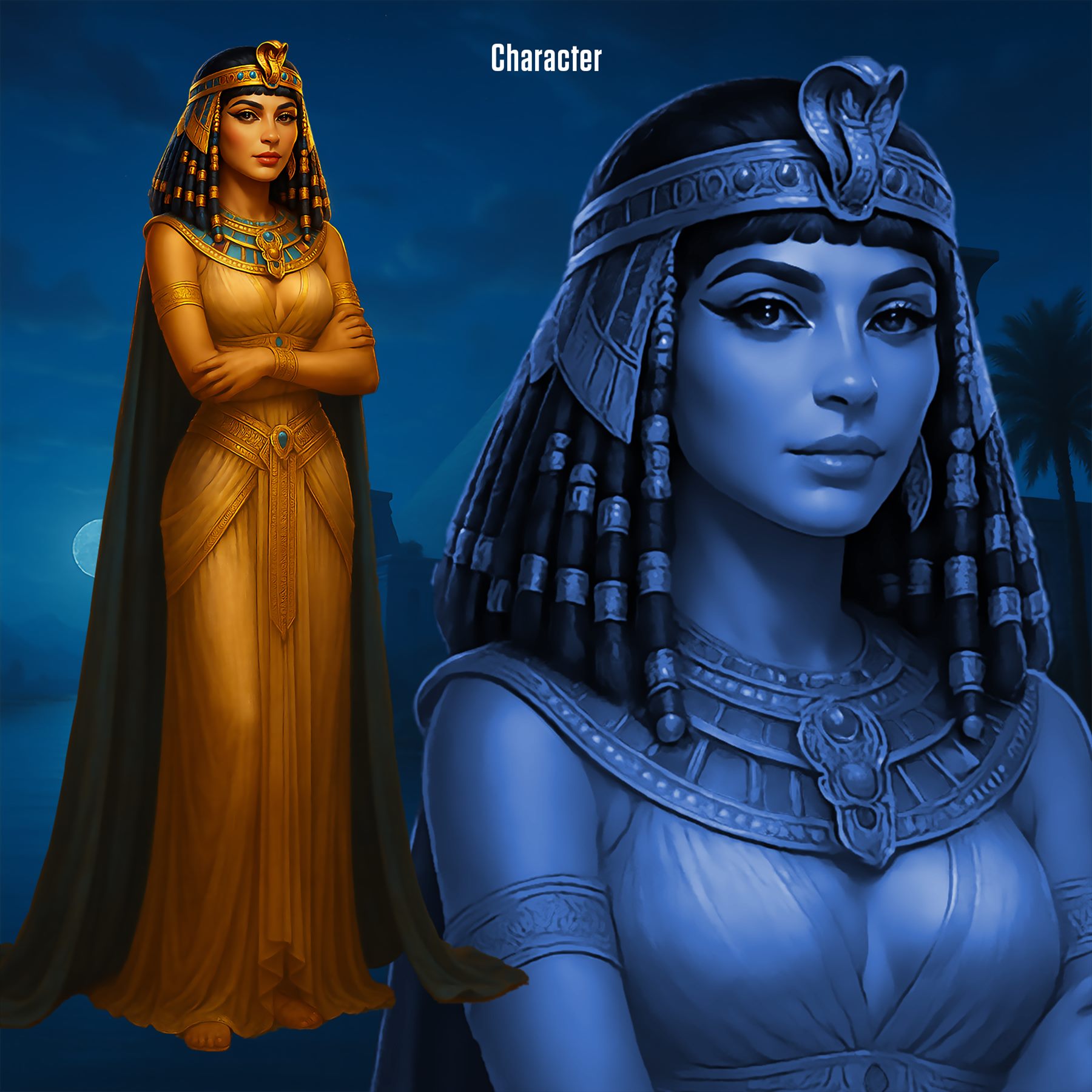 Cleopatra character artwork